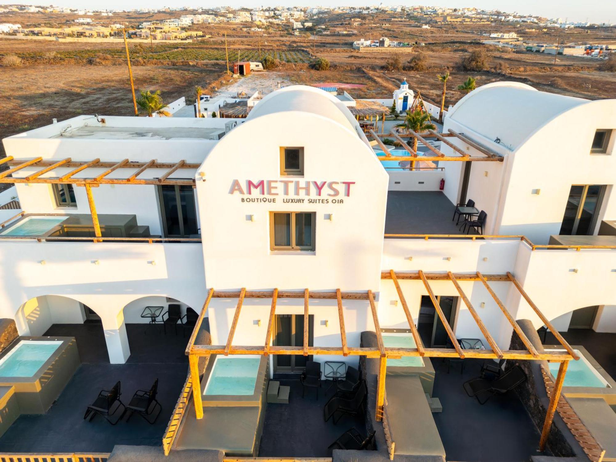 Amethyst Luxury Suites Oia Buitenkant foto